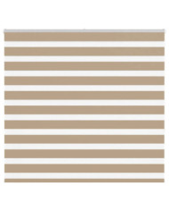 Store zèbre marron sable largeur du tissu 150,9 cm polyester | Mobilier & Déco