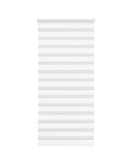 Store zèbre blanc 110x230 cm largeur du tissu 105,9cm polyester | Mobilier & Déco