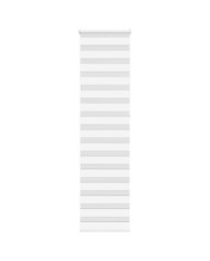 Store zèbre blanc 60x230 cm largeur du tissu 55,9 cm polyester | Mobilier & Déco