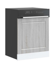 Panneau de lave-vaisselle Porto sonoma gris 60x1,5x67 cm | Mobilier & Déco
