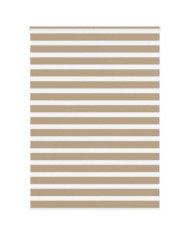 Store zèbre marron sable largeur du tissu 155,9 cm polyester | Mobilier & Déco