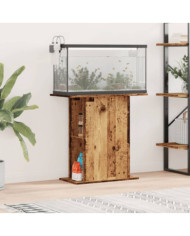 Support d'aquarium vieux bois 36x75x72,5 cm bois d'ingénierie | Mobilier & Déco