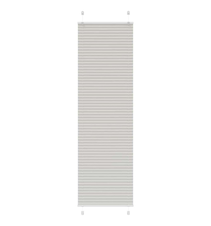 Store plissé gris clair 60x200 cm largeur du tissu 59,4 cm | Mobilier & Déco