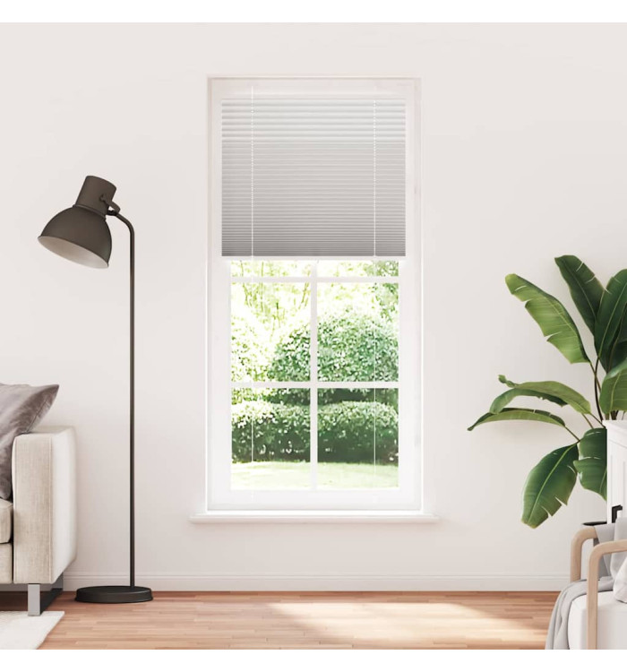 Store plissé gris clair 95x200 cm largeur du tissu 94,4 cm | Mobilier & Déco