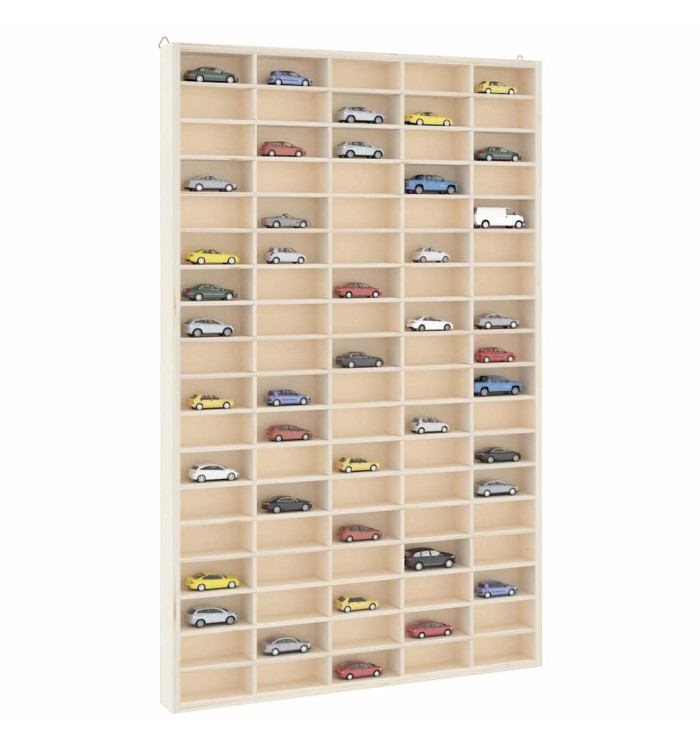 Vitrine de collection en bois avec 90 compartiments | Mobilier & Déco