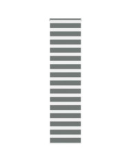 Store zèbre gris foncé largeur du tissu 65,9 cm polyester | Mobilier & Déco