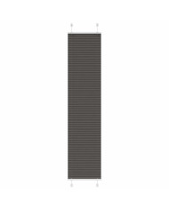 Store plissé noir 40x200 cm largeur du tissu 39,4 cm polyester | Mobilier & Déco