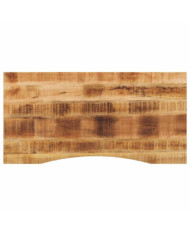 Dessus de bureau avec courbe 120x50x2,5 cm manguier massif brut | Mobilier & Déco