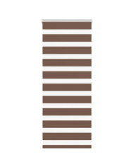 Store zèbre marron 55x100 cm largeur du tissu 50,9 cm polyester | Mobilier & Déco