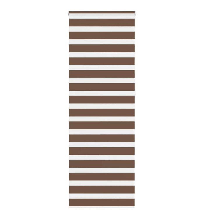 Store zèbre marron 75x230 cm largeur du tissu 70,9 cm polyester | Mobilier & Déco