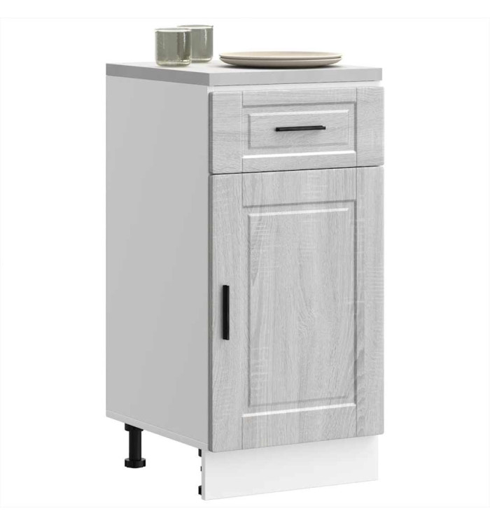 Armoire de cuisine Porto sonoma gris bois d'ingénierie | Mobilier & Déco