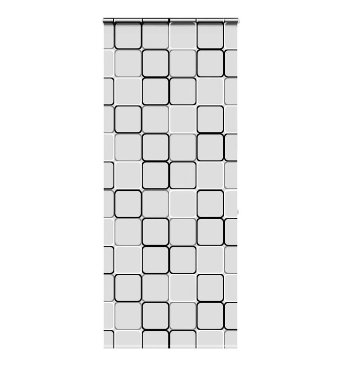 Store enrouleur de douche avec cassette largeur du tissu 86 cm | Mobilier & Déco