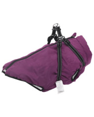 Manteau pour chiens avec harnais imperméable réfléchissant L68 | Mobilier & Déco