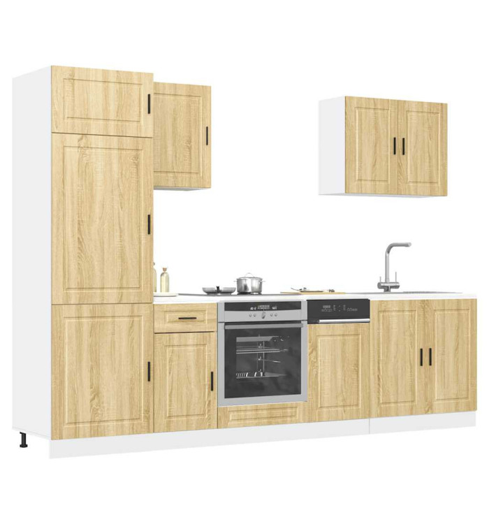 Ensemble d'armoires de cuisine 7 pcs Kalmar bois d'ingénierie | Mobilier & Déco