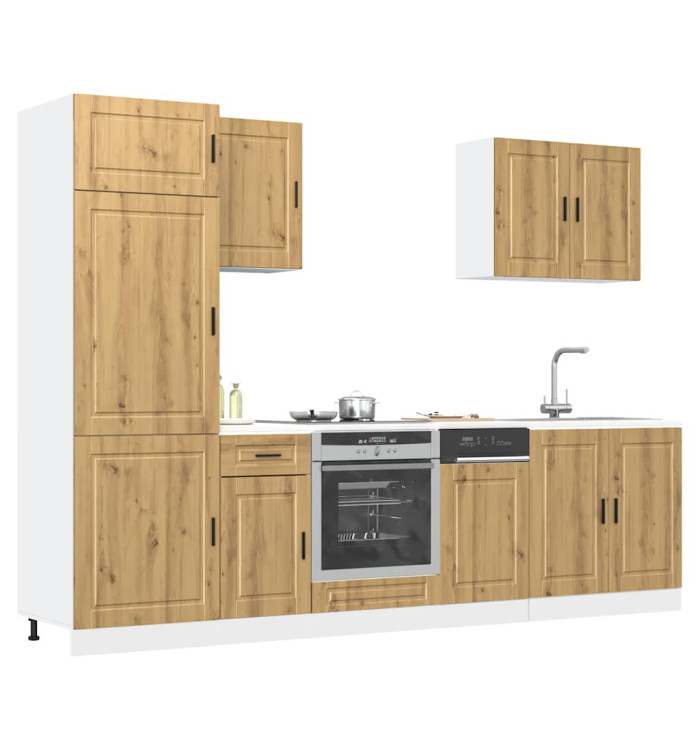 Ensemble d'armoires de cuisine 7 pcs Kalmar bois d'ingénierie | Mobilier & Déco