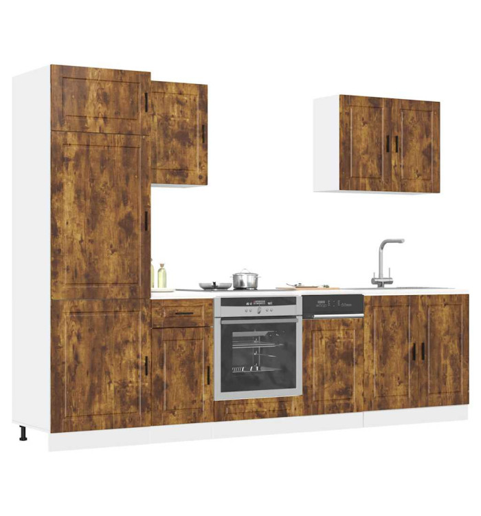 Ensemble d'armoires de cuisine 7 pcs Kalmar bois d'ingénierie | Mobilier & Déco