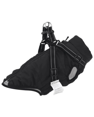 Manteau pour chiens avec harnais imperméable réfléchissant L28 | Mobilier & Déco