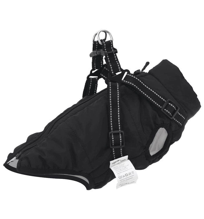 Manteau pour chiens avec harnais imperméable réfléchissant L28 | Mobilier & Déco