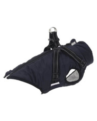 Manteau pour chiens avec harnais imperméable réfléchissant L40 | Mobilier & Déco