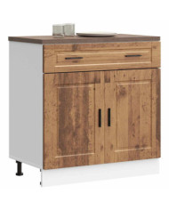 Armoire de cuisine Porto vieux bois bois d'ingénierie | Mobilier & Déco
