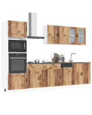Ensemble d'armoires de cuisine 7 pcs Kalmar bois d'ingénierie | Mobilier & Déco