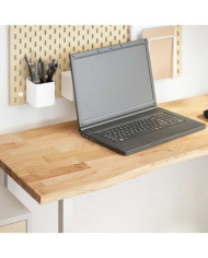 Dessus de bureau non traité bois massif de chêne rectangulaire | Mobilier & Déco