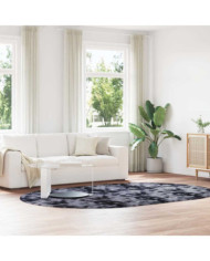 Tapis Shaggy à poils longs NAVARRA gris foncé 300x200 cm | Mobilier & Déco