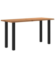 Table de bar bord dynamique bois de chêne massif rectangulaire | Mobilier & Déco