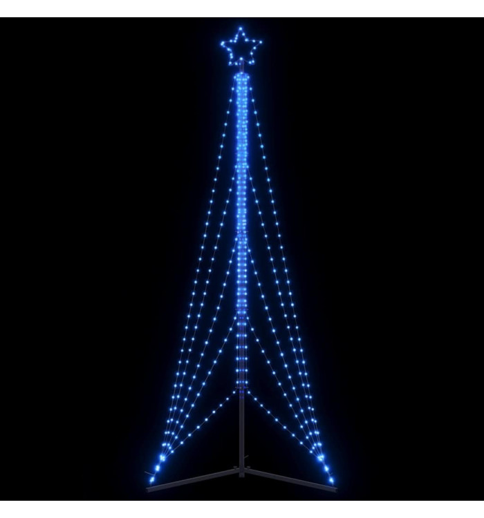 Sapin de Noël à LED 525 LED bleu 302 cm | Mobilier & Déco