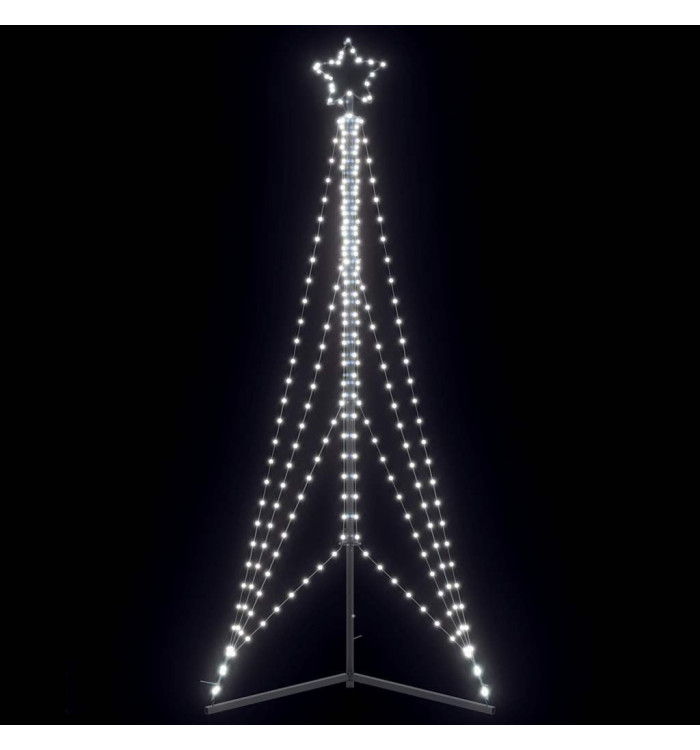Sapin de Noël à LED 483 LED blanc froid 240 cm | Mobilier & Déco