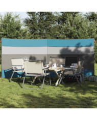 Brise-vent de camping bleu 340x130 cm imperméable | Mobilier & Déco