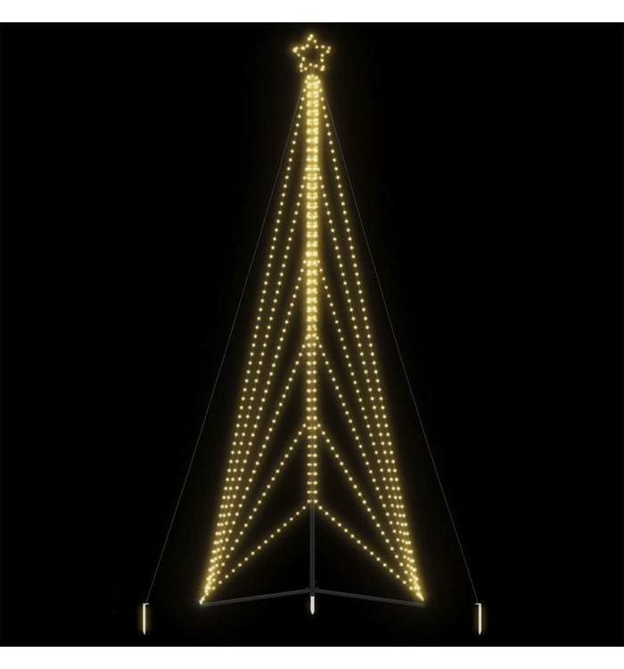 Sapin de Noël à LED 861 LED blanc chaud 478 cm | Mobilier & Déco