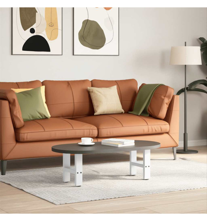 Pieds de table basse blanc 2 pcs 30x(30-31) cm acier | Mobilier & Déco