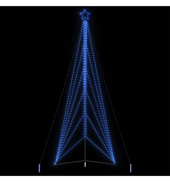 Sapin de Noël à LED 861 LED bleu 478 cm | Mobilier & Déco
