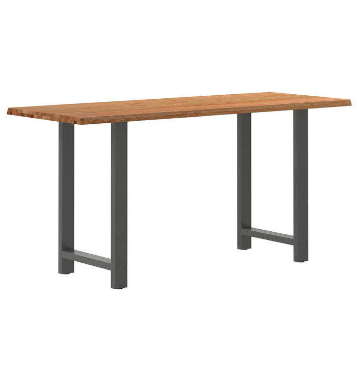Table de bar et bord vivant bois de chêne massif rectangulaire | Mobilier & Déco