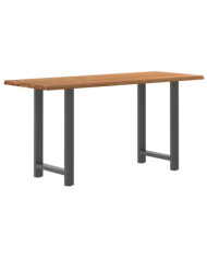 Table de bar et bord vivant bois de chêne massif rectangulaire | Mobilier & Déco