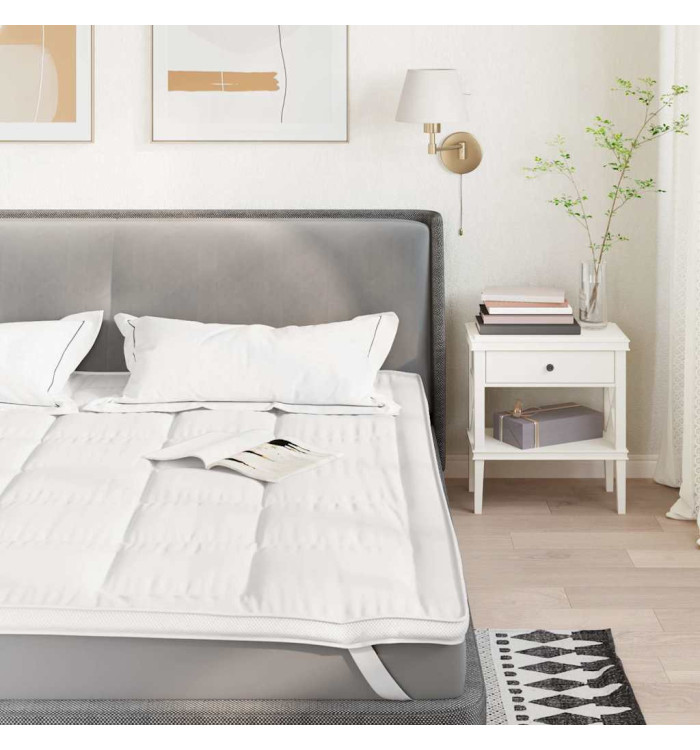 Protège-matelas blanc 180x200 cm | Mobilier & Déco