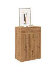 Armoire à chaussures chêne artisanal bois d'ingénierie | Mobilier & Déco