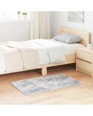 Tapis Shaggy à poils longs NAVARRA gris clair 60x100 cm | Mobilier & Déco