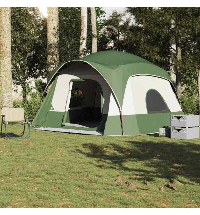 Tente de cabine familiale 6 personnes vert imperméable | Mobilier & Déco