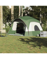 Tente de cabine familiale 6 personnes vert imperméable | Mobilier & Déco