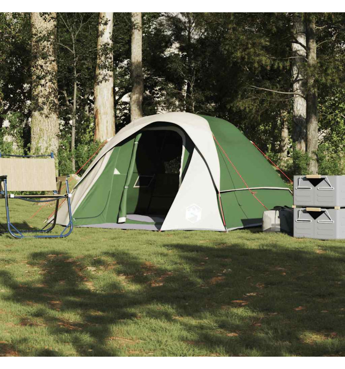 Tente de cabine familiale 6 personnes vert imperméable | Mobilier & Déco