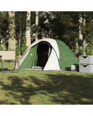 Tente de cabine familiale 6 personnes vert imperméable | Mobilier & Déco