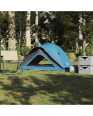 Tente de camping 1 personne bleu imperméable | Mobilier & Déco