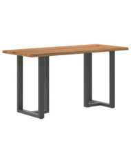 Table de bar et bord vivant bois de chêne massif rectangulaire | Mobilier & Déco