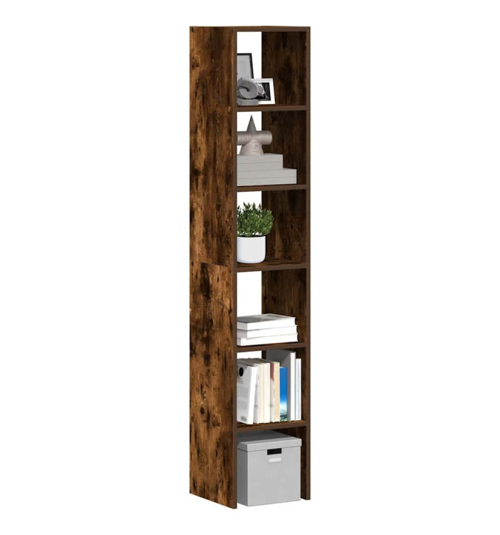 Bibliothèques 2 pcs empilable chêne fumé bois d'ingénierie | Mobilier & Déco