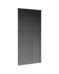  Rideau anti-insectes gris foncé 90x220 cm bambou | Mobilier & Déco