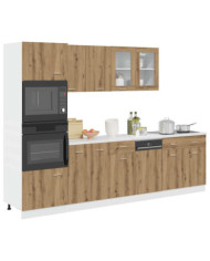 Ensemble d'armoires de cuisine 7 pcs chêne artisanal | Mobilier & Déco