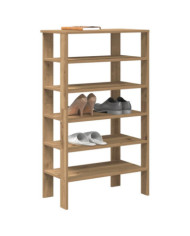 Étagère à chaussures chêne artisanal bois d'ingénierie | Mobilier & Déco