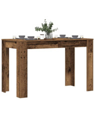 Table à manger vieux bois 120x60x76 cm bois d'ingénierie | Mobilier & Déco